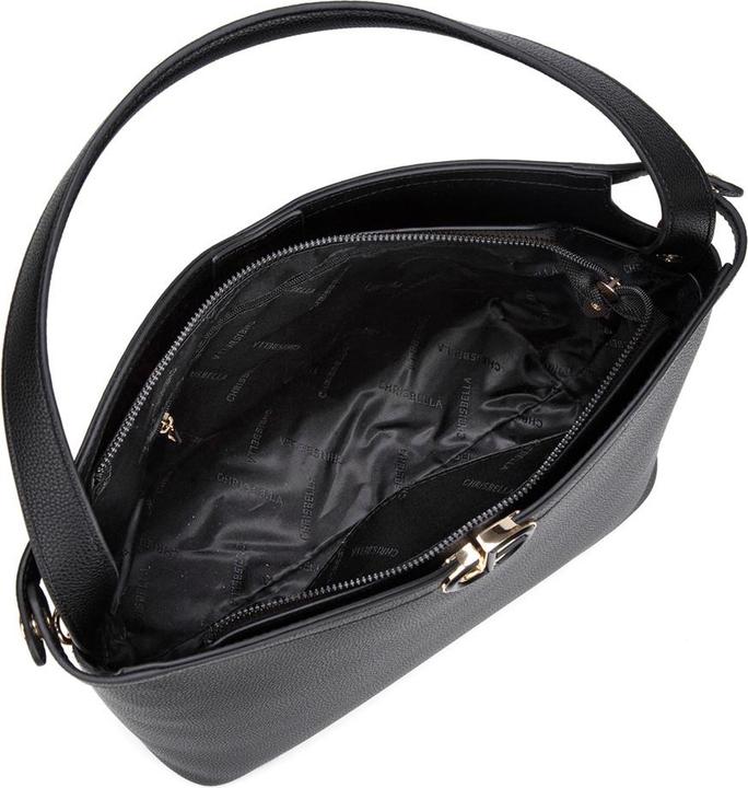 Immagine prodotto Chrisbella Damen Schultertasche - Modell Seraphina Plus - 100% Polyurethan - 39.0 X 14.0 X 26.0 Cm