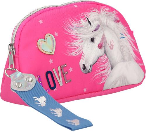 Actual product image Depesche Miss Melody cosmetic bag pink
