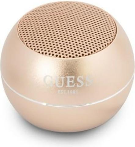Guess głośnik Bluetooth GUWSALGED Speaker mini złoty/gold (4 h, Rechargeable battery operated)