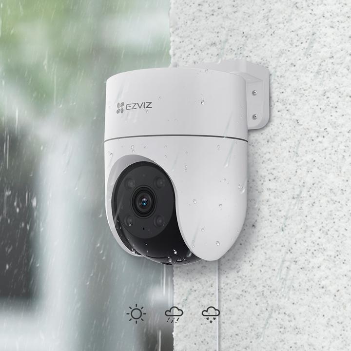 Immagine prodotto EZVIZ Telecamera wireless Wi-Fi H8C, 1080p, DOME PT, F4 mm, controllata, IP65 (1920 x 1080 Pixels)