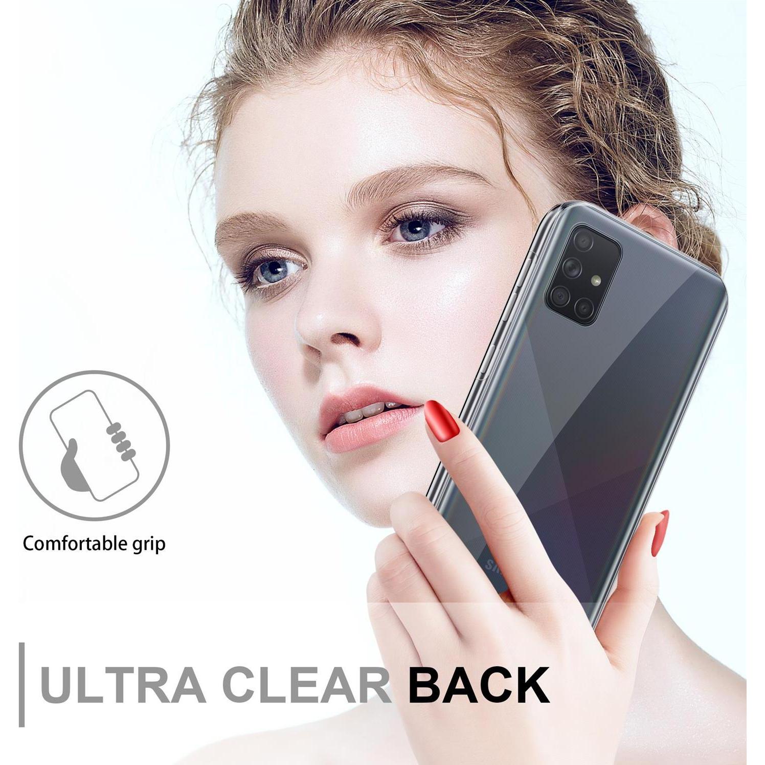 Thumbnail - Cadorabo TPU 360 Grad Case Cover (Samsung Galaxy A51 5G), Smartphone Hülle, Transparent