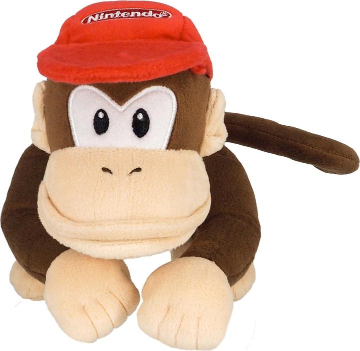 Actual product image Nintendo Super Mario - Diddy Kong (21 cm) - soft toy (21 cm)