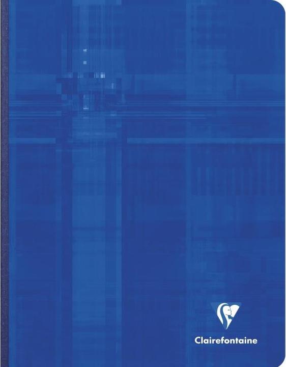 Image du produit Clairefontaine Cahier de notes avec dos en toile (17 x 22 cm, Quadrillé, Couverture rigide)