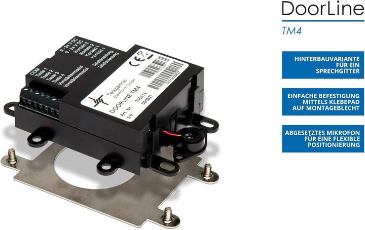 Telegärtner DoorLine TM4 door intercom backplane module