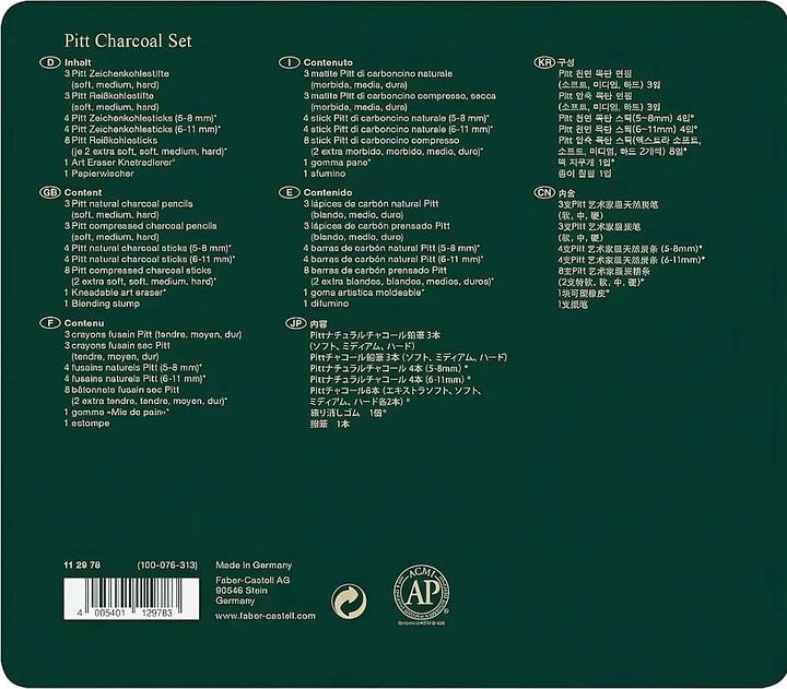 Immagine prodotto Faber-Castell Set carbone PITT (24x)