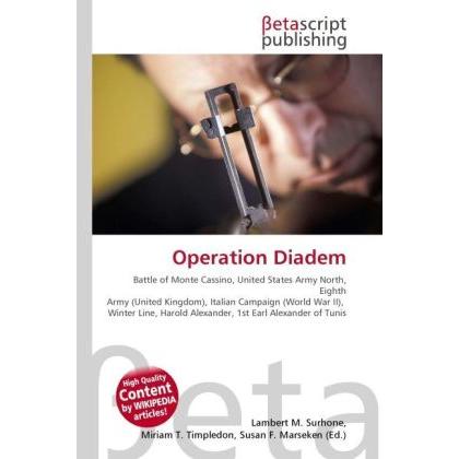 Operation Diadem, Fachbücher