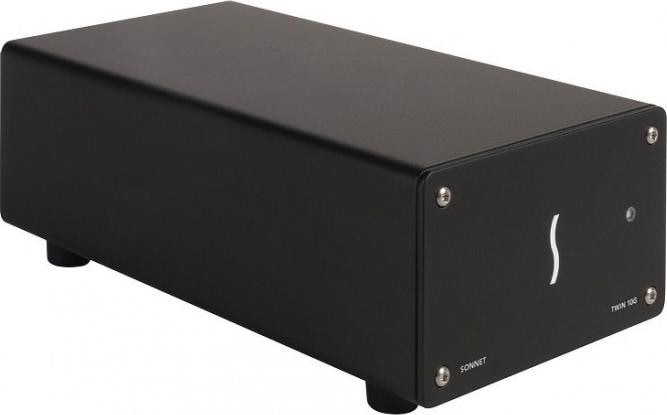 Sonnet Twin TB3 to Dual Port 10 Gigabit Ethernet Adapter (Thunderbolt 3, RJ45 10 Gigabit Ethernet (2x))