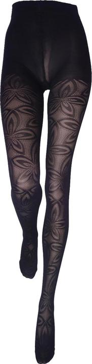 Actual product image Levee Floral 30 tights, colour 399 black, size 40-42 (30 DEN, 40 - 42)