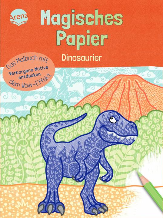 Produktbild Magisches Papier - Das Malbuch mit dem Wow-Effekt. Dinosaurier
