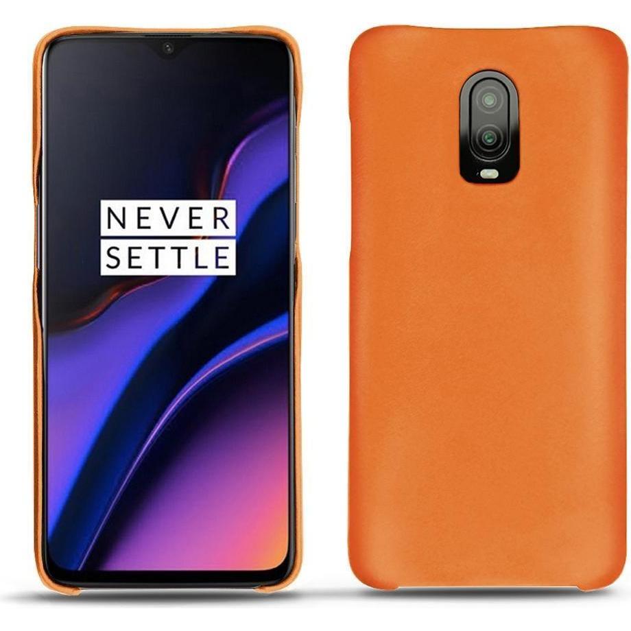 Thumbnail - Noreve Lederschutzhülle (OnePlus 6T), Smartphone Hülle, Orange