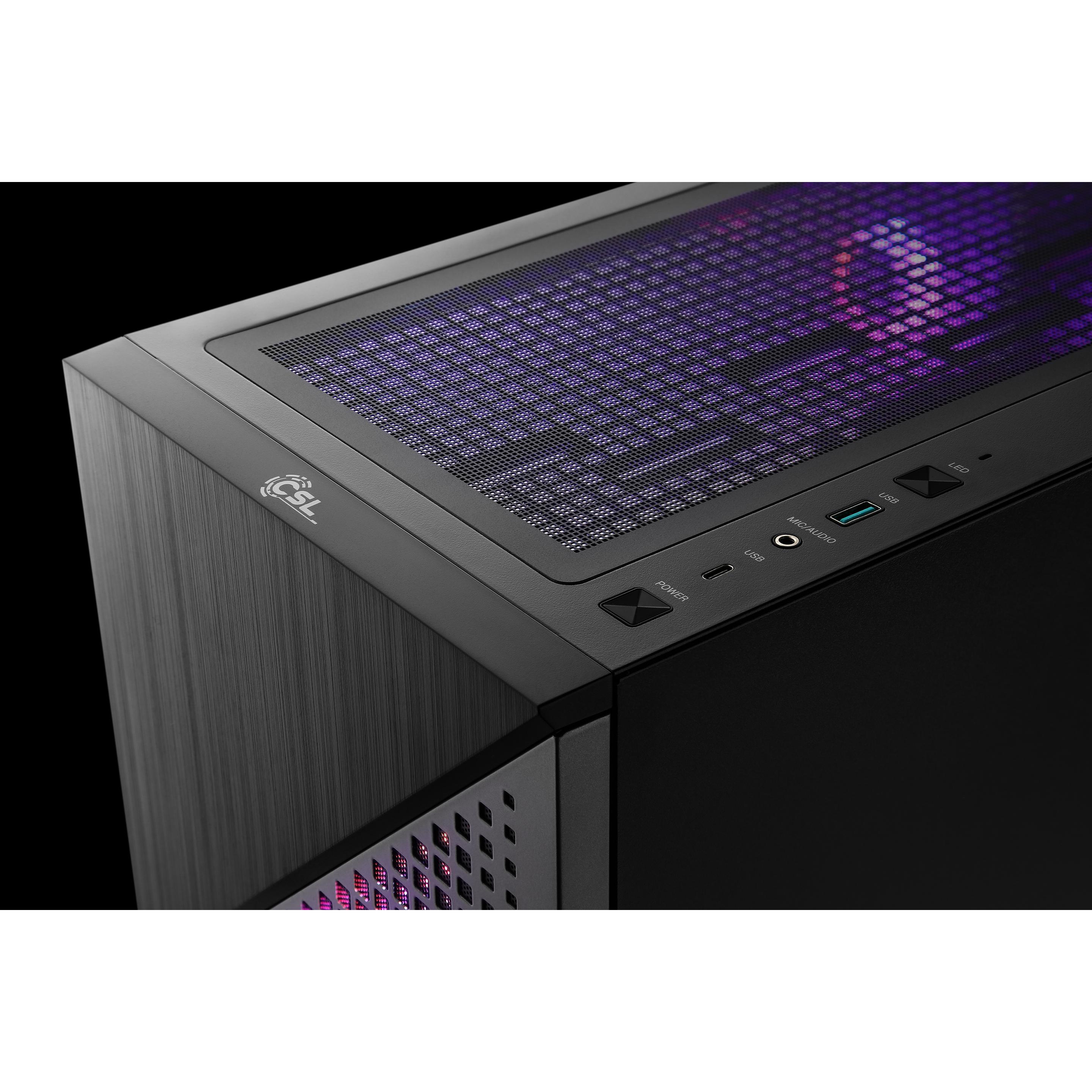 Thumbnail - CSL Gaming PC M10370 (AMD Ryzen 7 7800X3D, 32 GB, 2000 GB, Radeon RX 7900), PC, Schwarz