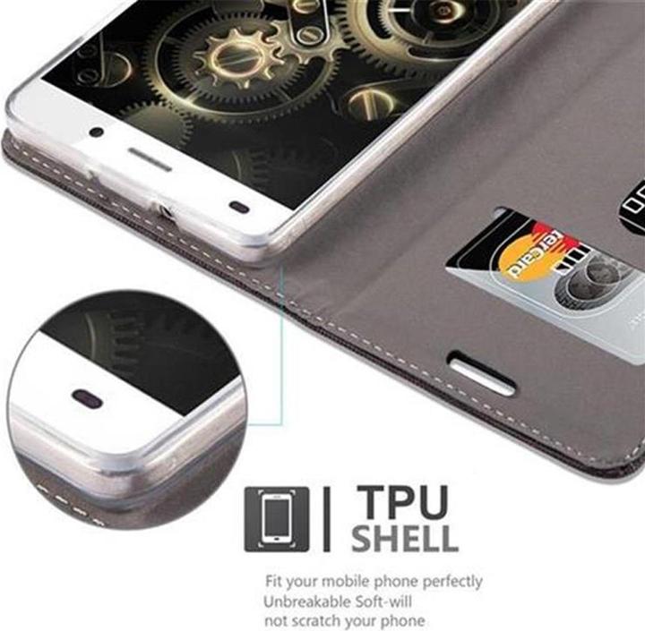 Actual product image Cadorabo Book Jeans Optics Cover (Huawei P8 Lite)