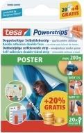 Produktbild tesa Powerstrips Poster, Packung mit 20 Streifen