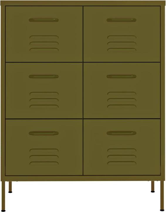 Produktbild vidaXL Schubladenschrank (80 x 35 x 101.5 cm)