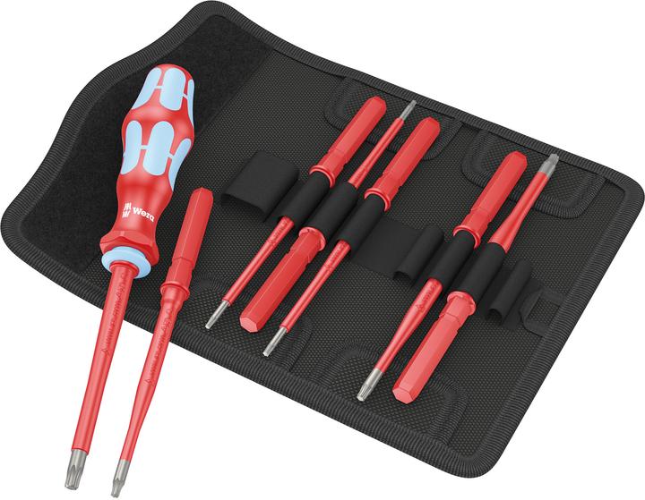Produktbild Wera Kraftform Kompakt VDE Stainless 8 extra slim 1 Schraubendreher-Set 8teilig (Pin-torx)