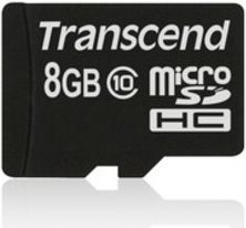 Image du produit Transcend Carte Sdhc Micro 8gb Classe 10 (8 Go, microSDHC, U1, UHS-I)