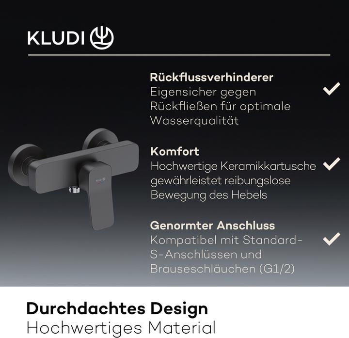 Produktbild Kludi X3 Duscharmatur Aufputz, Brause-Einhandmischer