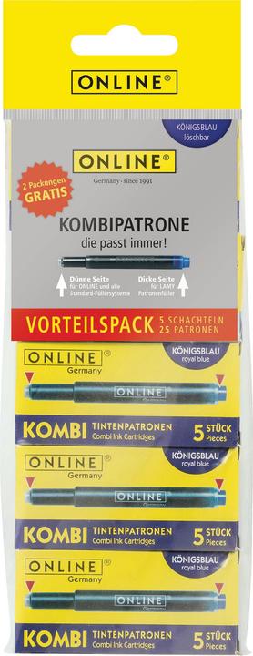 Online Maxipack Combi Cartridge 17059 (Blue, 8 pcs.)