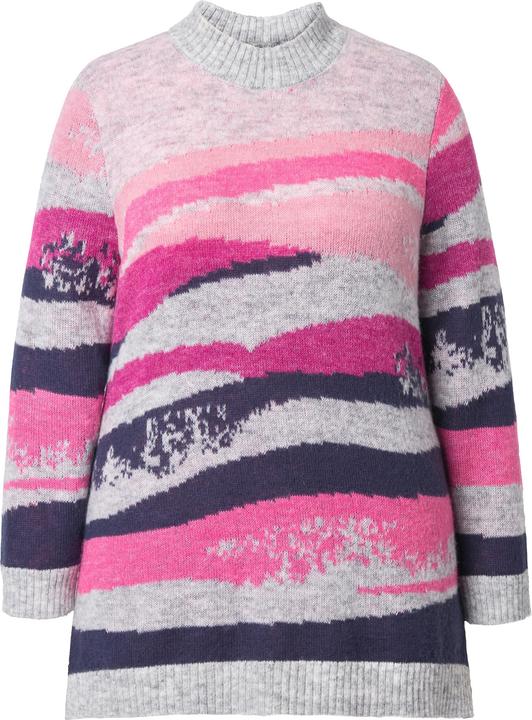 Immagine prodotto Ulla Popken Pullover, Strickmuster, Rundhals, Langarm (42, 44)