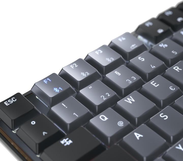 Actual product image CHERRY TAS KW 550 MX LP TKL Layout DE Schwarz (DE, Cable, Wireless)