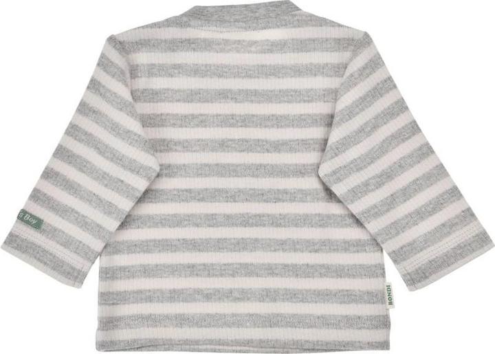 Actual product image Bondi Baby langarm Shirt geringelt 'Dino' (50)