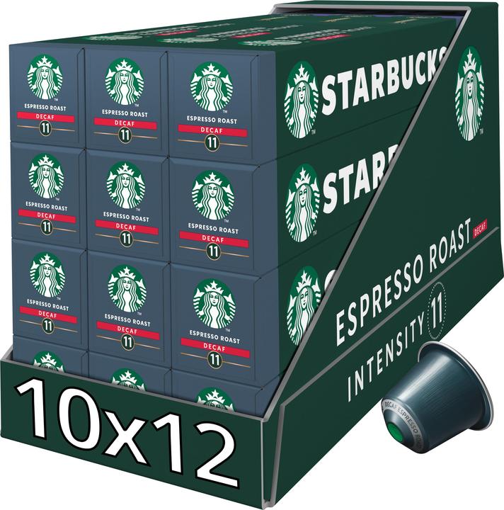 Produktbild Starbucks Decaffeinated Espresso Roast by Nespresso Dark Roast (10 x Port.)