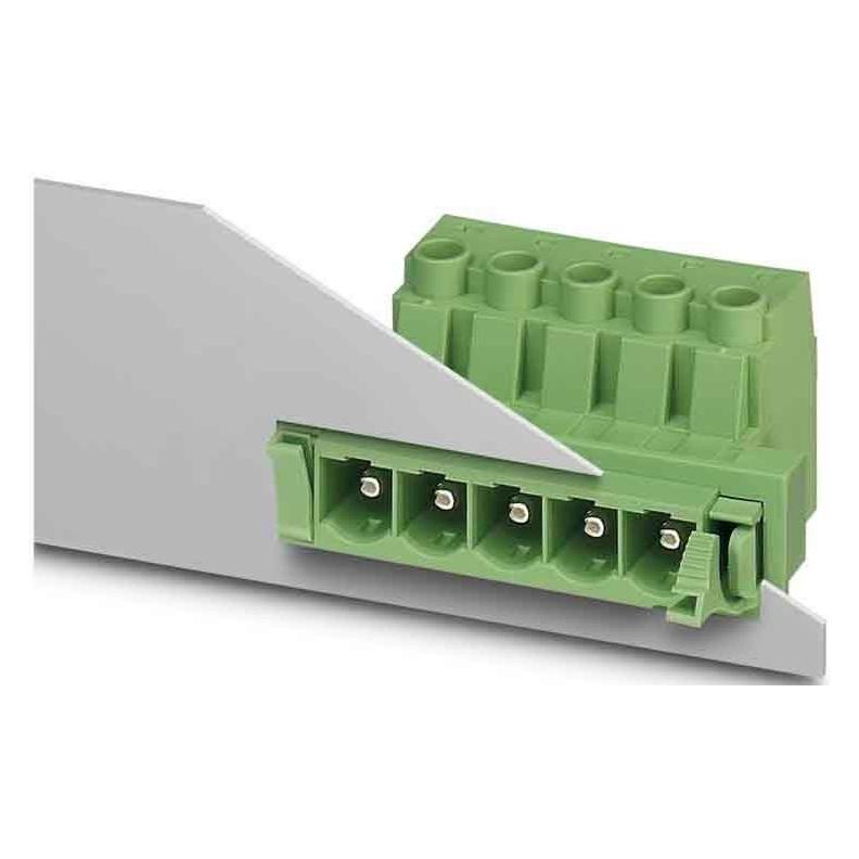 Phoenix Contact Verde Cavo Di Alloggiamento Della Presa Dfk-Pc Numero Totale Di Poli 2 Spaziatura: 10,16 Mm 1703373 10 Pz., Cavo + Spina Elettrica,