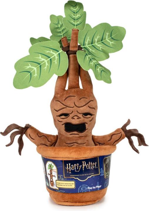 Image du produit Play by Play Harry Potter Plüschfigur mit Sound Mandrake 25 cm (25 cm)