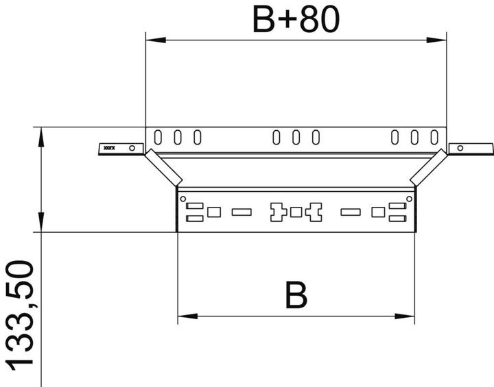 Actual product image OBO Bettermann OBO RAAM 110 FT add-on branch piece with quick connection 110