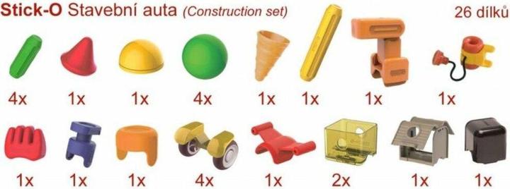 Produktbild Magformers Magnetkonstruktor Stick-O Set 26 Elemente (005-902004)