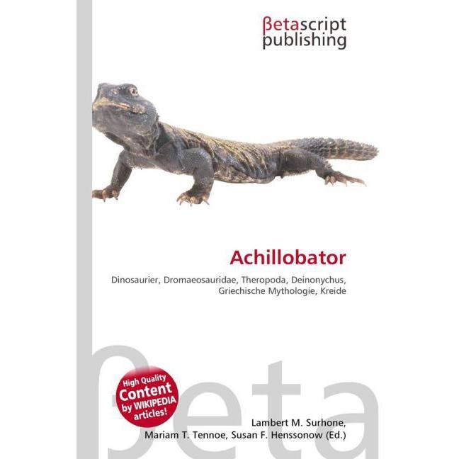 Achillobator, Fachbücher