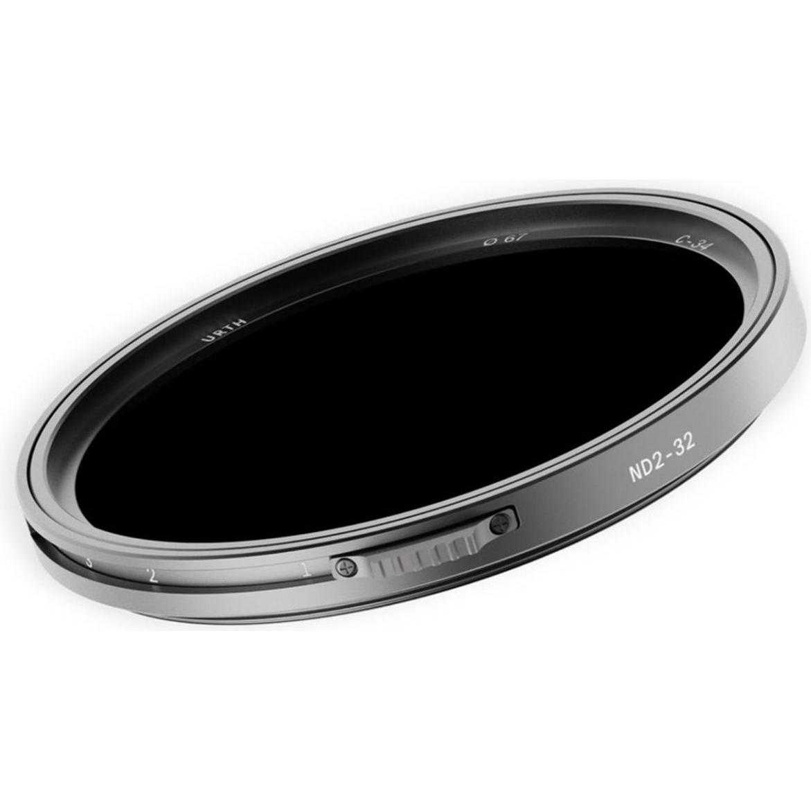 Urth 72mm Variable ND2 32 Filter Pro (72 mm, Filtri grigi), Filtro fotografico, Nero