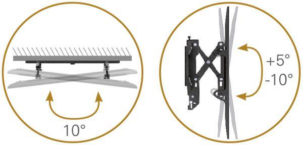Actual product image myWall TV wall mount HP 52 (Wall, 75 kg, 43" - 90")
