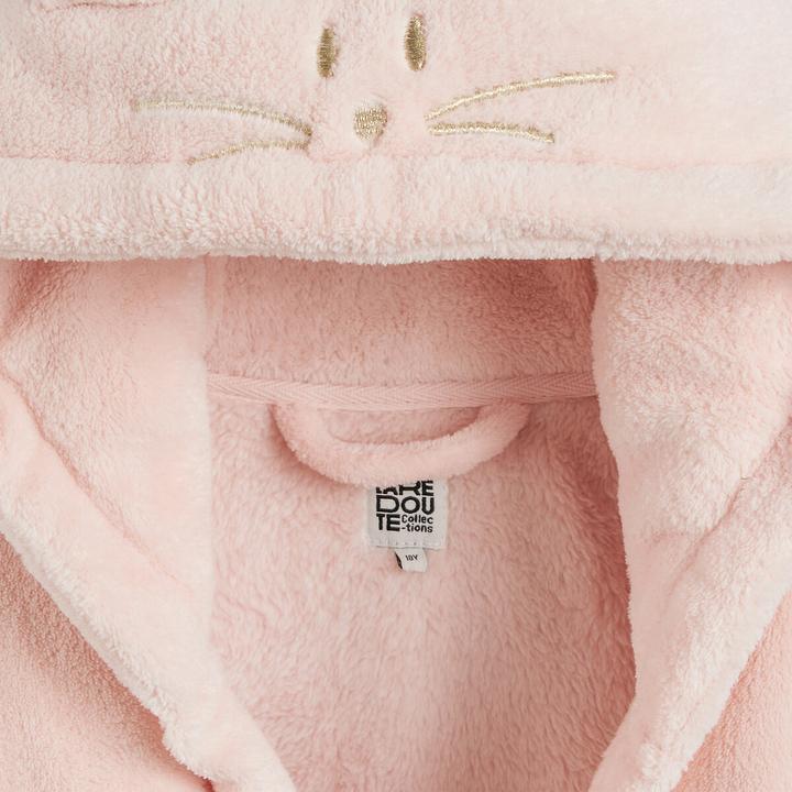 Produktbild La Redoute Collections Morgenmantel aus Fleece mit Katzen-Kapuze (164)