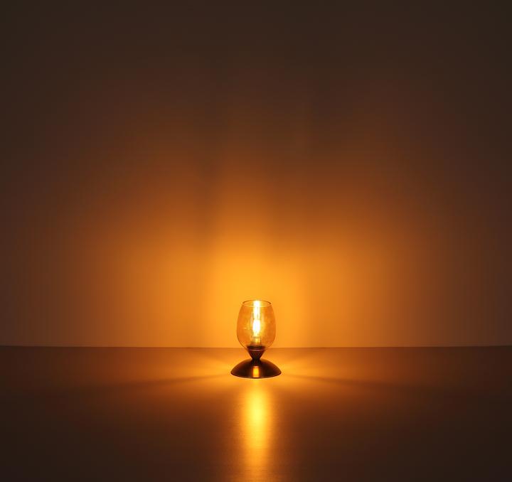 Produktbild Globo Kuwaita E14 Tischleuchte Messingfarben Matt, Metall 18cm 24007M (E14)