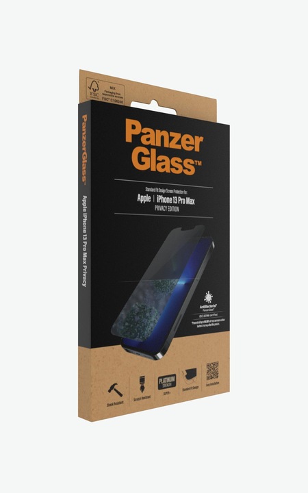 Actual product image PanzerGlass Privacy (1 Piece, Apple iPhone 13 Pro Max)