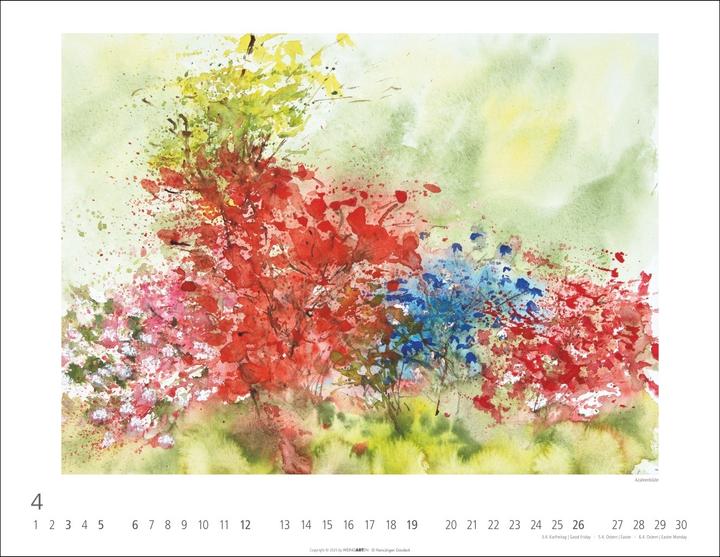 Image du produit Zwischen Himmel und Erde Kalender 2026 - Aquarelle von Hans-Jürgen Gaudeck
