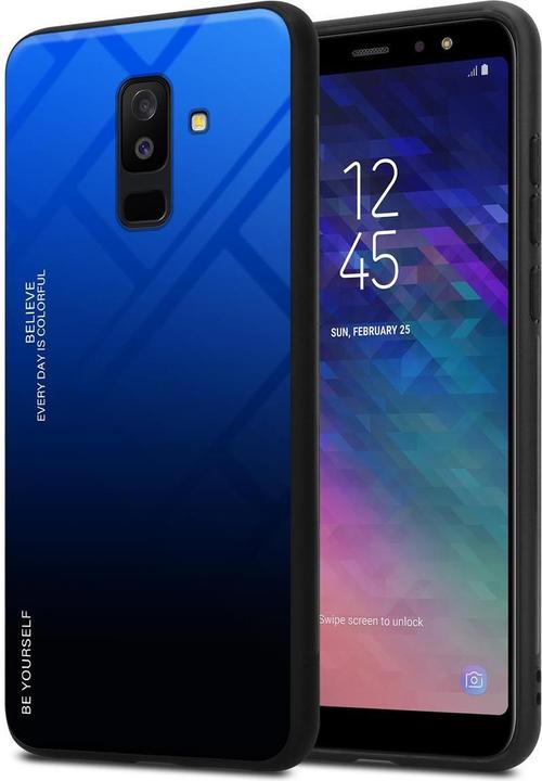 Actual product image Cadorabo TPU 2 colors glass cover (Samsung Galaxy A6+)