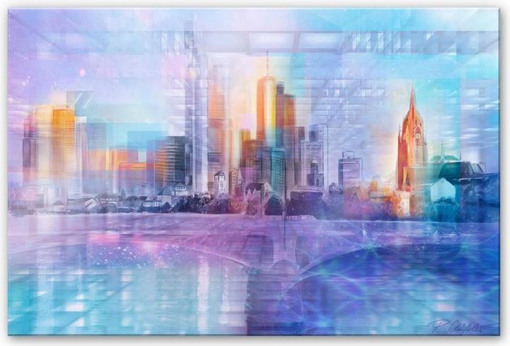 Immagine prodotto Trenddeko Francoforte sul Meno di colore (60 x 40 cm)