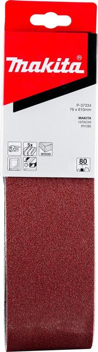 Produktbild Makita Schleifband 76x610mm K80 (80)