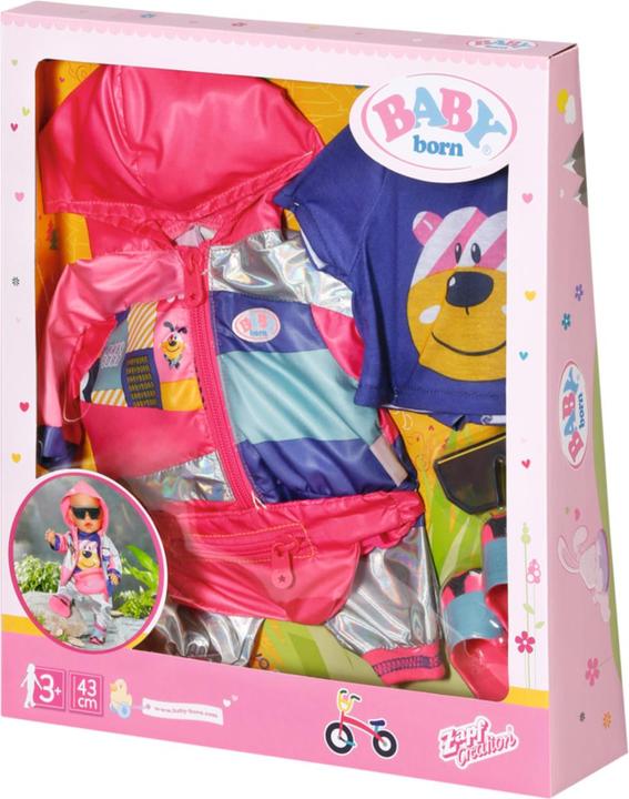Productafbeelding Baby Born Deluxe Fietsset, 43 cm