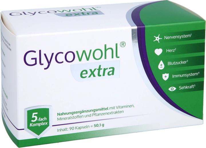 Actual product image Glycowohl extra caps (90 pcs., Capsules, 90 g)