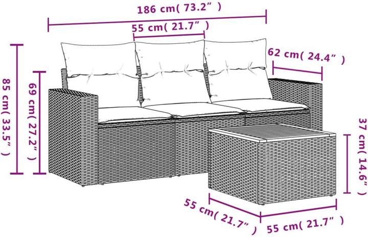 Produktbild vidaXL Levi
