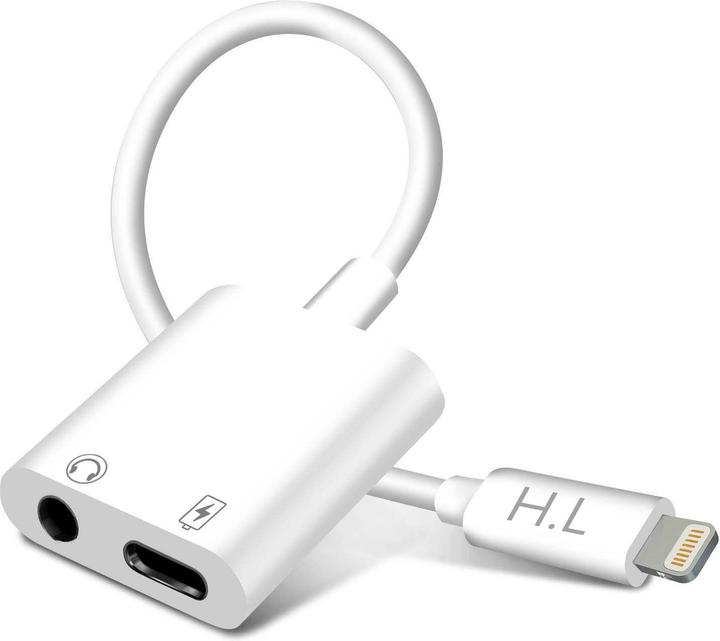 Actual product image Avizar HL-099 Lightning Audio Charging Adapter (Lightning, Lightning)