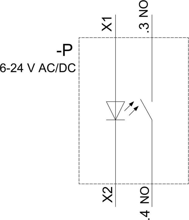 Produktbild Siemens Holder for 3 modules, plastic, 1NO