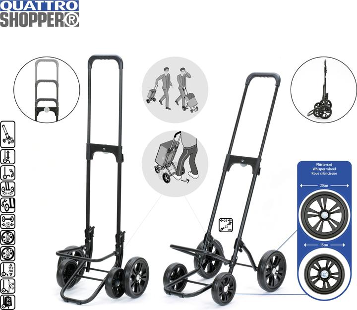 Actual product image Andersen Quattro Shopper Ipek Ib shopping trolley 57 cm