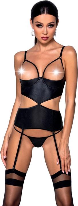 Produktbild Passion Jannies Open Cups Korsett Schwarz (S, M)