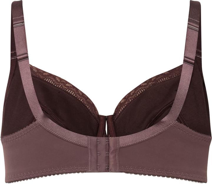 Produktbild Ulla Popken Bügel-BH, Jacquard, Spitzenkante, Cup C - G (85 C)
