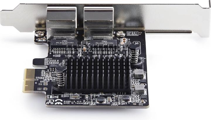 Produktbild StarTech .com PR25GR-NETWORK-CARD, Interne, Avec fil, PCI Express, Ethernet, 5000 Mbit/s, Noir (Mini PCI Express)