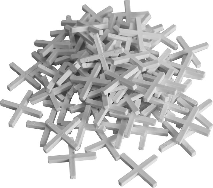 Actual product image Tectool TT Tile crosses, plastic, 250pcs, 2mm
